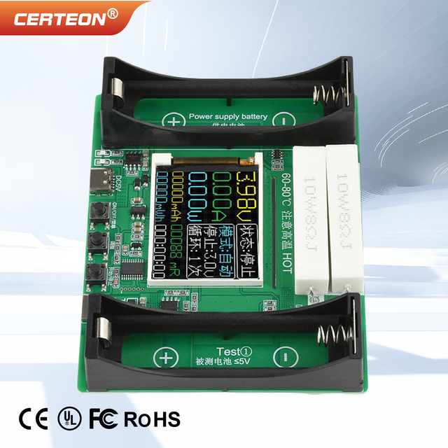 18650 Battery Tester Capacity Analyzer Internal Resistance Tester Lithium Battery Charger Discharger Automatic 8 Channel