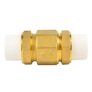 Con dấu hoàn hảo nóng chảy kết nối linh hoạt ppr20 đồng thau dọc chảy ngược không trở lại nồi hơi kiểm tra van - Product Image 4