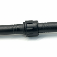 Câble adaptateur d'extension d'alimentation CC M12 mâle et femelle, contact en cuivre, étanche IP65, 3 broches, 5A