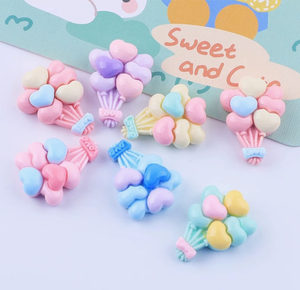 Animal Hand-painted Waterproof Factory Road Signs Lollipop <strong>Balloons</strong> <strong>Mini</strong> Resin Accessories Headphone Cases Hair Clips Stationery - Product Image 5
