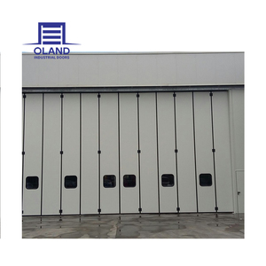 Puerta Exterior de Acero para Hangar Comercial de Aviones Grandes, de 40 mm de Espesor, Plegable/Corredera, Inteligente, Ahorradora de Energía, con Aislamiento Térmico - Product Image 3
