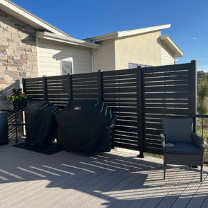 Hiện Đại Trang Trí WPC Hàng Rào Tấm Land Bảo Vệ Khắc Nhôm Vinyl Composite <span class=keywords><strong>DIY</strong></span> Riêng Tư Vườn Sắt Gỗ Khắc <span class=keywords><strong>Trellis</strong></span> - Product Image 4