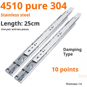 Tùy chỉnh thiết kế bóng mang Ngăn kéo trượt mở rộng đầy đủ Kính thiên văn trượt cho cửa sổ tủ - Product Image 6