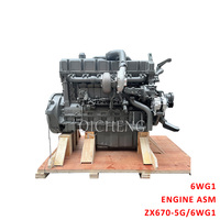 Ensemble moteur Isuzu 6WG1 d'origine adapté aux excavateurs Hitachi 4HK1 6HK1 4JJ1 4BG1 4BD1 6BD1 6SD1 4LB1 6BG1