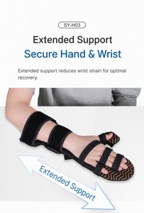 Férula de <span class=keywords><strong>mano</strong></span> para reposo post-ictus, inmovilizador nocturno para túnel carpiano, estabilizador de muñeca y dedos para rehabilitación de atrofia muscular - Product Image 3
