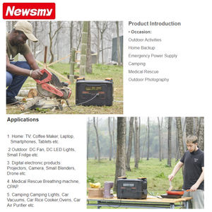 Newsmy 4800W 2400W batterie d'expansion générateur <span class=keywords><strong>solaire</strong></span> pour la maison pack d'extension d'alimentation de secours stockage centrale électrique Portable - Product Image 5