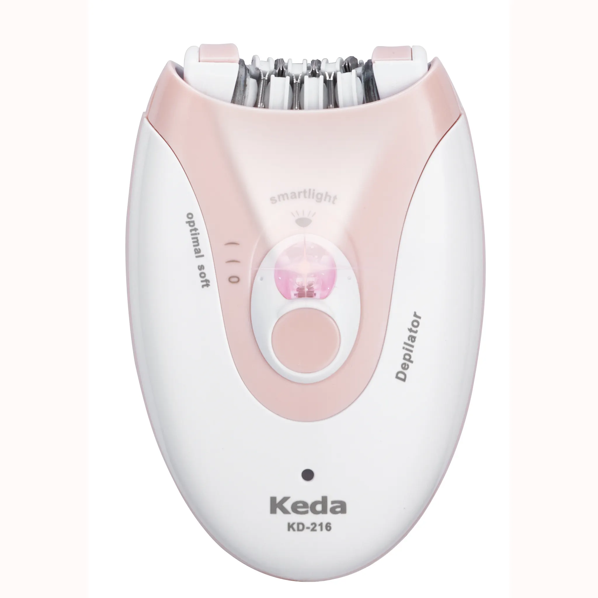 Keda Electric Hair Remove Appliance Rechargeable Professional Lady Shaver Epilator with LED Light for Women