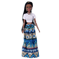 Vente en gros de poupées en vinyle de haute qualité de 12 pouces pour enfants, poupée noire africaine personnalisée avec une poupée américaine