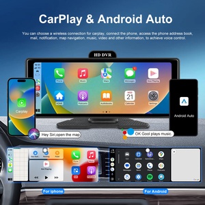 Podofo 10.26 "Xách Tay Không Dây Carplay Màn Hình Với ADAS Dash Cam 4K Android Tự Động Airplay Xe Đài Phát Thanh Stereo Thông Minh Pnd Nhà Máy OEM - Product Image 3