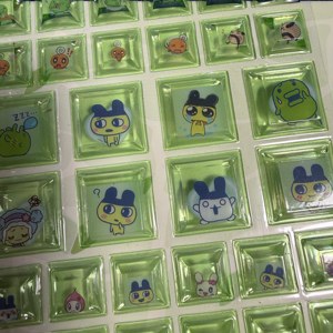 Autocollants 3D en cristal style anime motif étoile 10x20,5cm, mignons dessins animés en relief pour la décoration de carnets et récompenses pour enfants - Product Image 6