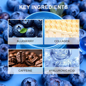 30 pasang di bawah mata Masker Patch halus garis halus menghilangkan lingkaran hitam keriput Blueberry penutup mata kolagen - Product Image 3