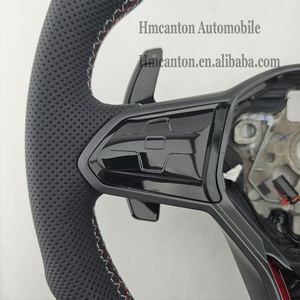 Volante de Cuero de Último Diseño para Volkswagen Golf Polo Passat, Modificación de Volante, Volante Universal - Product Image 4