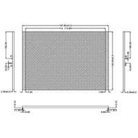 Werksverkauf 8,4 "886 Segment code LCD-Anzeige feld mit 1/4Duty 1/3bias 5,0 V weißer Hintergrund beleuchtung für Kraftstoffsp enders teuerung