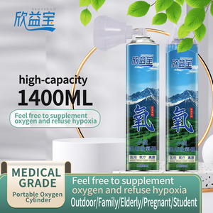 Xách tay 1400ml khuôn mặt nhỏ mặt nạ Oxy Canister Xi lanh khí sản phẩm - Product Image 5