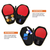 Étui personnalisé en EVA pour raquettes de ping-pong, étanche, antichoc, avec fermeture éclair, sac de transport pour raquettes de tennis de table et battons