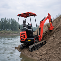 Mini-excavatrice sur chenilles SHANBO 29KW avec pompe hydraulique et boîte de vitesses, moteur Laidong, godet de 0,036 m³ et forte puissance de creusement
