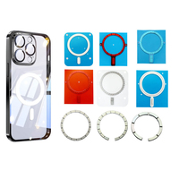 Coque de téléphone pour iPhone 14 15 avec aimant magnétique multi-étages dédié à la recharge sans fil MagSafe, autocollant magnétique sécurisé
