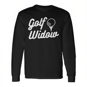 Camiseta de manga larga Golf Widow, linda camiseta para mamá golfista, para adultos, para todas las estaciones, deportes y juegos - Product Image 2