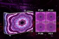 Cabina de DJ Semicircular con Pantalla LED P2.5, Precio de Fábrica, con Ruedas, Mesa para DJ, Pantalla a Todo Color, IP54 Impermeable, 800 Nits