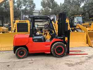 Montacargas Toyota 7FD50 de 5 toneladas usado original de Japón - Product Image 6