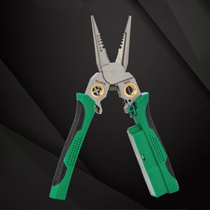 คีมปอกสายไฟคีมช่างไฟฟ้าอเนกประสงค์, คีมหนีบสายไฟเครื่องทดสอบแรงดันไฟฟ้าทำจากสแตนเลส420 - Product Image 3