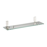 Étagère de rangement murale pour salle de bain en acier inoxydable 304, design rectangulaire moderne pour la maison et l'hôtel