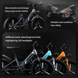 Vélo VTT Enfant en Acier à Haute Teneur en Carbone, 20-22 Pouces, 7 Vitesses, pour Enfants de 8 à 16 Ans - Grande Vente - Product Image 6