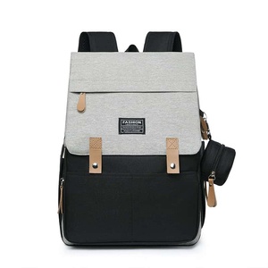 PU Oxford Women's Backpack Zipper Closure Soft Handle <b>Square</b> Shape Casual Daily Use OEM Supply - Product Image 6