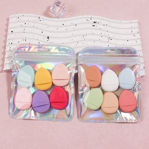 Mini houppette à doigt Gouttes d'eau, éponge super douce pour correcteur, fixation du maquillage, double usage sec et humide - Product Image 1