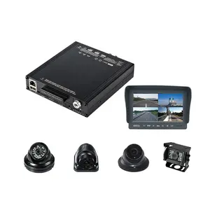 Enregistrement vidéo HD 4CH 6CH 4G WIFI Mobile DVR Camion Caméra Véhicule CCTV DVR avec positionnement GPS en ligne