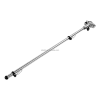 Nouveau support de mât de bateau réglable en acier inoxydable poli miroir pour rail de yacht de 7/8 à 1 pouce