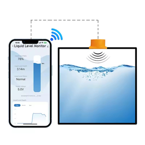 Monitor Smart Life Tuya App Ultrasound <b>Level</b> Meter Wifi Remote Digital Controller Water <b>Sensor</b> ME201W C719 ME201W ME201W ME201W - Product Image 1