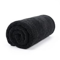 Serviette de séchage pour le detailing automobile préférée des clients, 2000 gsm, serviette en microfibre de qualité supérieure pour le detailing automobile avec logo
