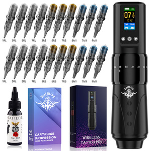 Kit de stylo à tatouer sans fil Tuffking, 20 cartouches, équipement de tatouage professionnel rechargeable pour artistes - Product Image 2