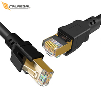Prix de vente direct du fournisseur Câble réseau Ethernet Cat 8 flexible souple à 8 conducteurs 1m 2m 3m 40gpbs