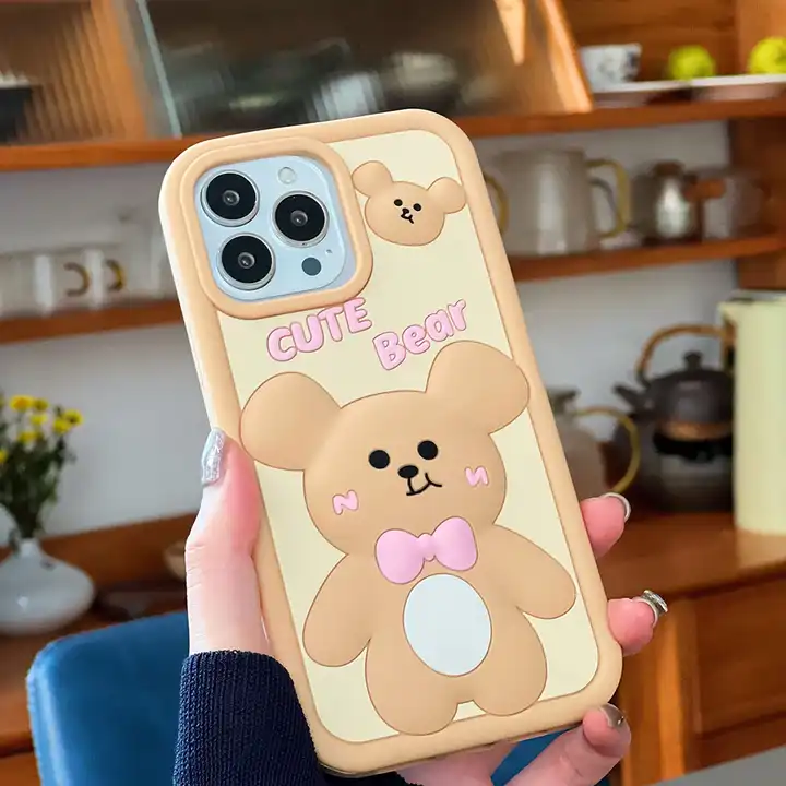 Custodia Per IPhone 12/12 Pro Con Stampa 3D Kawaii – Design Pantofole Caverne, Morbida Silicone Antiurto Bianca