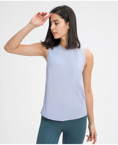 Camisetas sin mangas transpirables para mujer, pantalones cortos deportivos para Yoga y correr, diseño de cuello cuadrado - Product Image 5