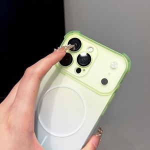 Funda Magnética para Teléfono con Degradado Mate Avanzado para iPhone 17 11 12 13 14 15 16 Pro Max 17 Air con Película Protectora de Lente HD a Prueba de Golpes - Product Image 5