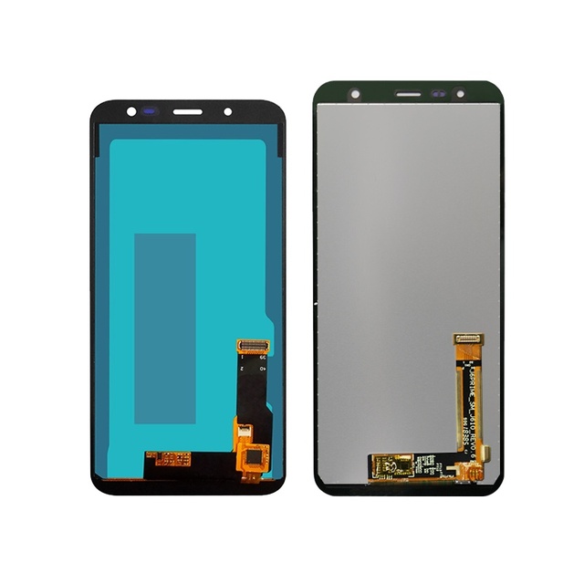Original Display J6 Plus for Samsung J6 Plus LCD Black Fix Broken Phone Screen LCD Touch Display Digitizer Assembly 5 Pcs CN;GUA