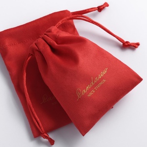 Bolsa de Joyería con Cordón de Gamuza PandaSew, Personalizada con Logotipo, para Regalo de Reloj, Collar o Pulsera - Product Image 1