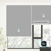 Stores verticaux automatiques intelligents sans fil à commande WIFI pour hôtels, vente en gros
