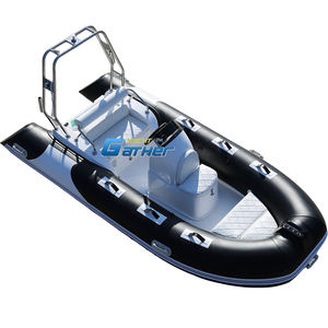 CE Rib 390C pequeño casco rígido PVC fibra <span class=keywords><strong>de</strong></span> vidrio Hypalon costilla inflable Motor barco para pesca al aire libre en <span class=keywords><strong>alquiler</strong></span> - Product Image 5