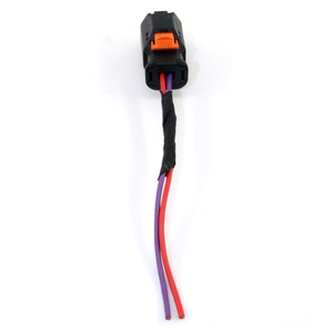 Yüksek kaliteli montaj fişi Pigtail boynuz otomobil elektronik EV 2 Pin oto erkek ve kadın konnektör kablo tesisatı Mazda için - Product Image 5