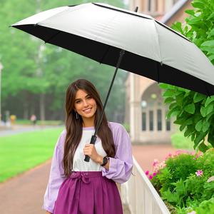 Strong Shaft Beach Golf <b>Umbrella</b> With Plastic Handle Golf <b>Umbrella</b> Non Slip Grip For Rainy Outdoor Use - Product Image 5