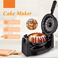 Gaufrier Électrique Rotatif de Qualité pour Gaufres Lava et Gâteaux Rotatifs