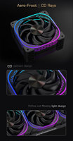 LOVINGCOOL 240/360mm Refroidisseur Liquide Rapide avec Fonction d'Affichage de Température, Ventilateur AIO RGB pour Refroidissement CPU d'Ordinateur de Jeu