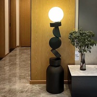 Art moderne irrégulier LED lampadaire haut de gamme salon et chambre articles décoratifs conception d'ambiance pour canapé et jardin