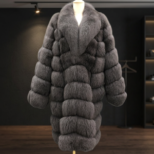 Manteau en duvet épais et chaud pour homme, imperméable, avec capuche et fourrure de renard finlandais, OEM - Product Image 2