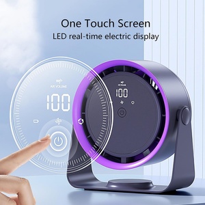 Five Speed Wind USB Charging Desktop Fan Battery Powered Household Use Hotel <b>Plastic</b> Air Cooling <b>Table</b> Punch-free Hanging Fan - Product Image 3