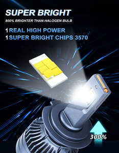Haute Puissance Super Lumineux 6500LM D2H Led Phares Conversion Kits Focos D1 <span class=keywords><strong>D2</strong></span> H7 H11 Voiture 55W Led H4 Voiture Led Phare - Product Image 3